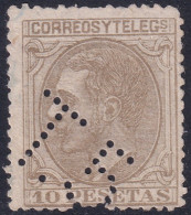 Spain 1879 Sc 251 España Ed 209T Telegraph "T.5." Cancel - Telegramas