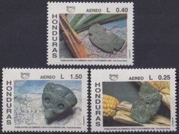 F-EX30887 HONDURAS MNH 1989 AMERICA UPAEP DISCOVERY INDIAN SCULTURE. - Indianer