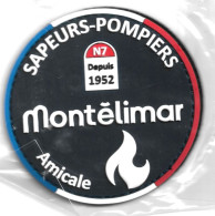 Ecusson PVC SAPEURS POMPIERS MONTELIMAR 26 - Pompieri