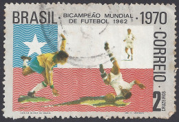BRASILE 1970 - Yvert 936° - Calcio | - Used Stamps