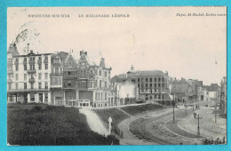 * Wenduine - Wenduyne (Kust - Littoral) * (Papet St Michel Richez Soeurs) Le Boulevard Léopold, Tramway, Old, Rare - Wenduine