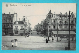 * Wenduine - Wenduyne (Kust - Littoral) * (Nels, Edition Frans De Maecker) La Rue De L'église, Hotel Des Boulevards, TOP - Wenduine