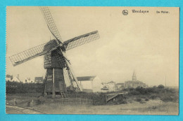 * Wenduine - Wenduyne (Kust - Littoral) * (Nels, Ern Thill) De Molen, Le Moulin, Muhle, Mill, église, Dunes, Unique, Old - Wenduine