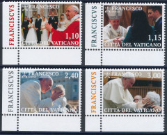 Vatican City 2022 - Pontificate Of Pope Francis - Set Of 4v** - Ungebraucht