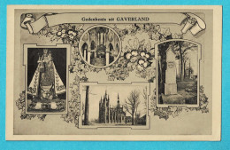 * Gaverland (Beveren Waas - Melsele) * (P.F.S.N.) Gedenkenis Uit Gaverland, Fantaisie, Bonjour De, Souvenir - Beveren-Waas