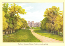 PAINTING, THE ROYAL ENTRANCE, WINDSOR CASTLE FROM THE LONG WALK, QUINTON, POSTCARD - Quinton, AR