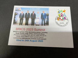 24-8-2023 (3 T 8) BRICS 2023 Summit - South Africa - Lettres & Documents