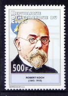 Rep. Congo 2011 MNH, Robert Koch, Nobel In Medicine, Tuberculosis - Prix Nobel