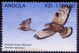 Angola 1996 MNH, Birds Of Prey, Raptors, Western Honey Buzzard - Aigles & Rapaces Diurnes