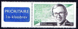 Sweden 1996 MNH, Bengt Samuelsson, Nobel Medicine, Discoveries Prostaglandins - Prix Nobel