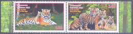 2022. Tajikistan, Lunar Calendar, Year Of The Tiger, 2v Perforated, Mint/** - Tadjikistan