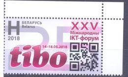 2018. Belarus, XXV International Forum TIBO, 1v, Mint/** - Belarus