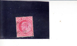 INDIA 1906  -  Yvert  75° - Edoardo - 1902-11  Edward VII