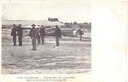 PK - Catastrofe Catastrophe - Cote Calabraise - Transport De Cadavres - Après Le Catalysme 1908 - Catastrophes