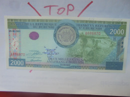 BURUNDI 2000 FRANCS 25-6-2001 Neuf (B.30) - Burundi