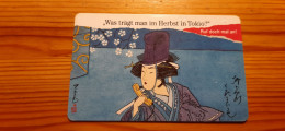 Phonecard Germany A 37 D 11.91. 2. Aufl. Painting, Japan, Geisha 40.000 Ex - A + AD-Series : Publicitaires - D. Telekom AG