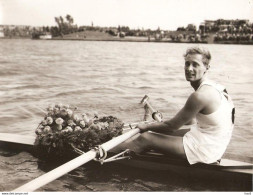 Persfoto Roeien Skiff Amsterdam Ca.1954 KE3013 - Remo