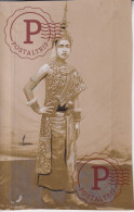 1900 Asia Asie Cambodge? Ballet En PARIS  See Left Side Some Smaler Cracks  15*10CM DANCE DANSEUSE DANSE - Asia