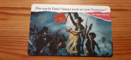 Phonecard Germany A 37 B 11.91. 2. Aufl. Painting, Delacroix 40.000 Ex - A + AD-Serie : Pubblicitarie Della Telecom Tedesca AG