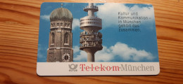 Phonecard Germany A 38 11.91. 2. Aufl. München 40.000 Ex - A + AD-Series : Publicitarias De Telekom AG Alemania