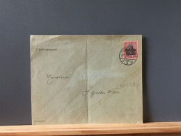 90/574  LETTRE ST-GILLES  OBL. BRUSSEL 1915 PLI - OC38/54 Belgian Occupation In Germany