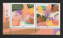 Andorre 2023 - Yv N° 896 & 897 ** - Diptyque - Adhesio UN & UNESCO - Unused Stamps