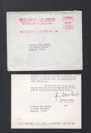 Lettre Dactylographiée  Signée De FRANCOIS REGIS BASTIDE  1954 Avec Son Enveloppe   (PPP44291) - Writers