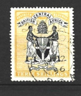 BRITISH CENTRAL  AFRICA  - 1895 (o)    - S&G 27    - P14 - - Rodesia Del Norte (...-1963)
