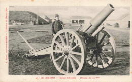 FRANCE - Le Creusot - Usines Schneider - Obusier De 15 0m/m - Carte Postale Ancienne - Le Creusot