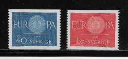 SUEDE   ( EUSU - 1597 )   1960  N° YVERT ET TELLIER  N°  454/455  N** - Unused Stamps