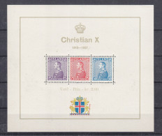 Islande - Yvert BF 1 ** - Christian X - Valeur 90 Euros - - Blokken & Velletjes