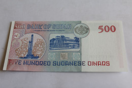 Bank Of Sudan  500 Dinards - Soedan