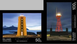 Iceland Island Istande 2013 Lighthouses Set Of 2 Stamps Mint - Neufs