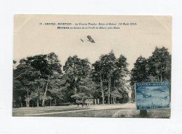 !!! CPA DU MEETING DE NANTES DE 1910 AVEC VIGNETTE AU TYPE II - Luchtvaart