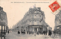 Cholet         49             Avenue  Gambetta Et Rue Nationale    N° 1544   (Voir Scan) - Cholet