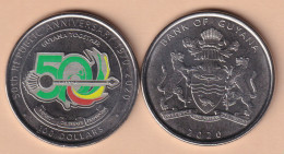 Guyana 100 Dollars 2020 50 Years Of The Republic Km#62 UNC - Guyana