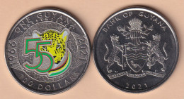 Guyana 100 Dollars 2021 55 Years Of Independence  Km#64 UNC - Guyana