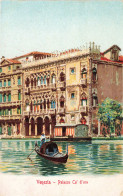 ITALIE - Venezia - Palazzo Ca'd'oro - Colorié - Gondole - Carte Postale Ancienne - Venezia (Venice)