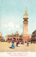 ITALIE - Venezia - Piazza E Basilica Di S Marco - Colorisé - Carte Postale Ancienne - Venezia