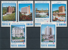 1986. Romania - Landscapes, Cities (Hotels) - Hotels, Restaurants & Cafés
