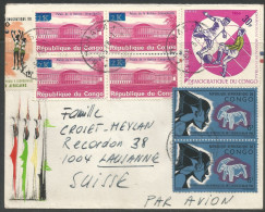 Lettre De 1968 ( Congo & 8 Timbres ) - Lettres & Documents