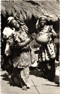 PC AFRICA REAL PHOTO DANSE AU VILLAGE ETHNIC TYPES (a43122) - Afrique