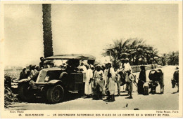 PC AFRICA ASIE-MINEURE UN DISPENSAIRE AUTOMOBILE ETHNIC TYPES (a43182) - Afrique