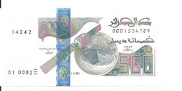 ALGERIE 500 DINARS 2018 UNC P 145 - Argelia