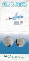 Portugal , 2007 , Diptych Flyer About The ISAF SAILING WORLD CHAMPIONSHIPS Commemorative Coin - Literatur & Software