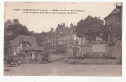 Carte France 88 -  Xertigny - Entrée Du Parc Du Château Monument Aux Morts  Et Le Chalet Du Parc - Prix Fixe  - ( Cd055) - Xertigny