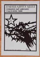 Esperanto - Congrès Sat - Amikaro - Albi - 1988 - Dessin De Jacques Lardie - Tirage Limité - (n°27472) - Esperanto