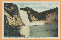 Montmorency Falls Quebec Canada Old Postcard - Chutes Montmorency