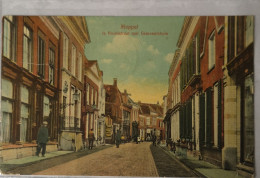 Meppel (Dr.) 1e Hoofdstraat Met Gemeentehuis 1920 - Meppel