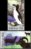 Faroe Islands Denmark 2012 Animals Of The Viking Age Penguins And Faroese Sheep Set Of 2 Stamps Mint - Ferme